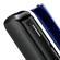 Plano aproximado do painel frontal Ploom Aura Navy Blue padrão brilhante, separado do dispositivo