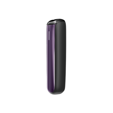 Vista lateral do painel frontal Lavender para Ploom AURA