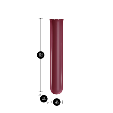 Vista frontal do painel frontal para Ploom Aura na cor Dark Orchid.