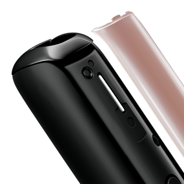 Plano aproximado do painel frontal Rose Gold para Ploom Aura, separado do dispositivo.