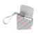 Estojo Duo em tecido multicolorido e couro Silver