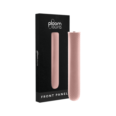 Embalagem do painel frontal Ploom AURA Rose Gold com padrão brilhante