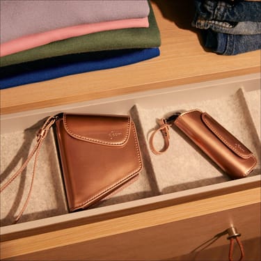 Estojo Individual e Duo em couro sintético Rose Gold para Ploom AURA