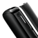 Plano aproximado do painel frontal Ploom Aura Jet Black padrão brilhante, separado do dispositivo 