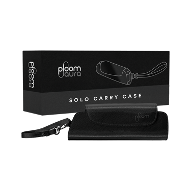Embalagem do Estojo Individual em couro Saffiano Jet Black