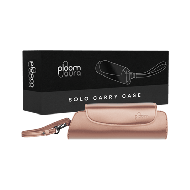 Embalagem do Estojo Individual em couro sintético Rose Gold para Ploom AURA