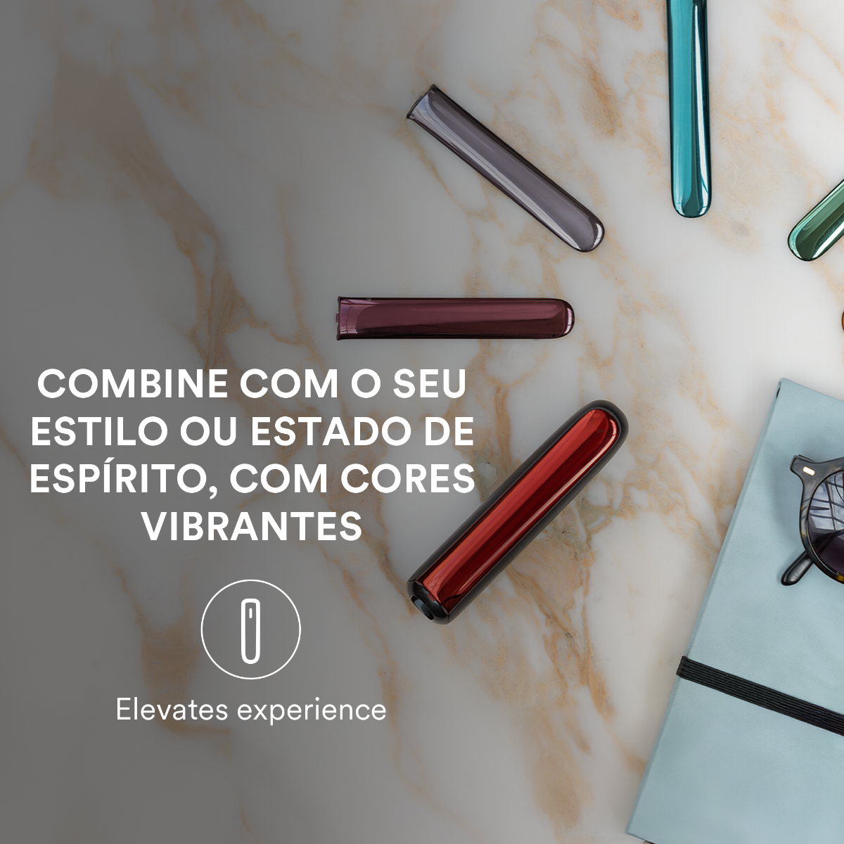 Gama de painéis frontais Ploom AURA: escolha o que combina com o seu estilo e estado de espírito.