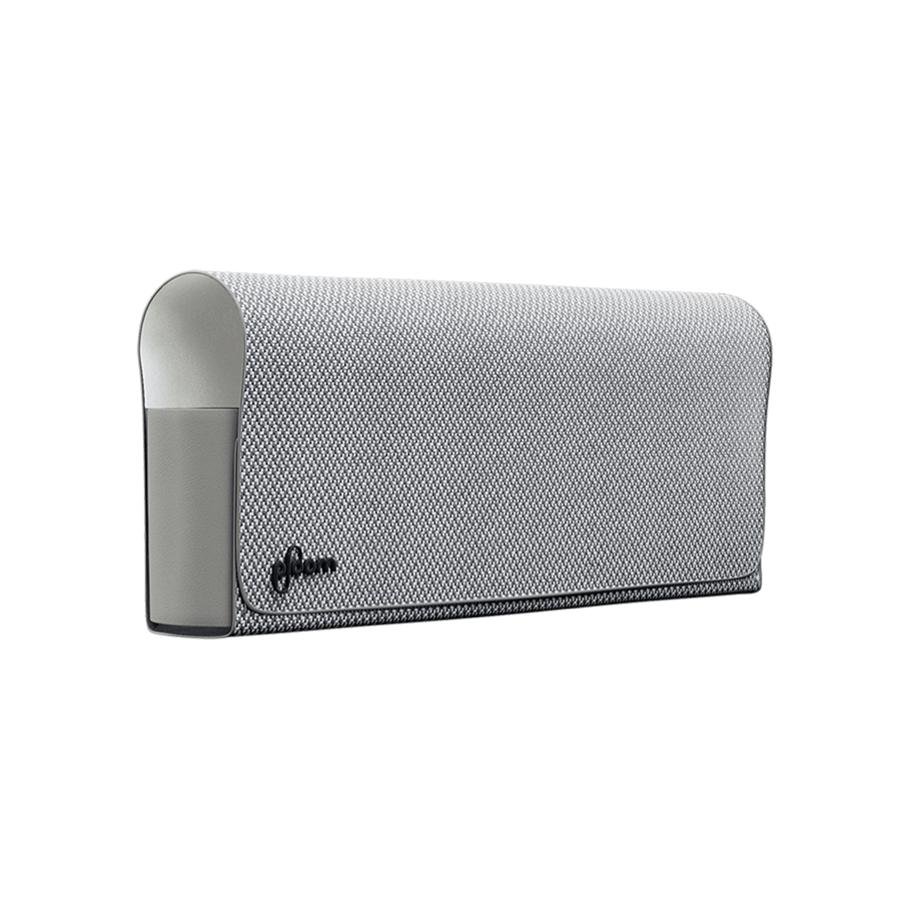 ploom x fabrico do estojo em grey com lateral fechada
